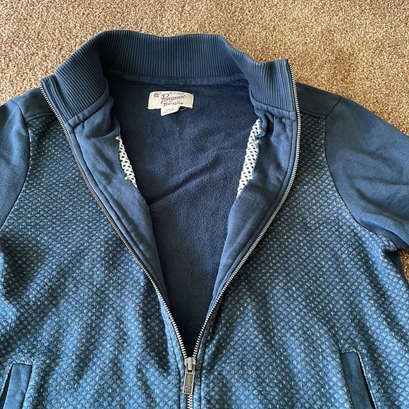 - Penguin peacock dusty green zip front mockneck sweatshirt size M - Picture 4 of 8